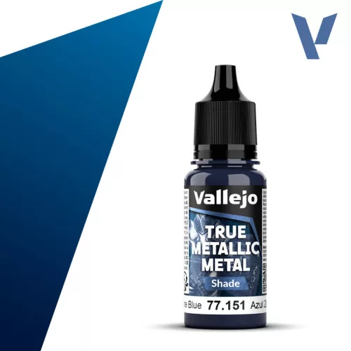 Vallejo - True Metallic Metal Shade Sapphire Blue 18 ml