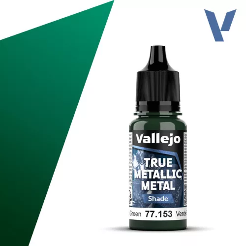 Vallejo - True Metallic Metal Shade Hydra Turquoise 18 ml