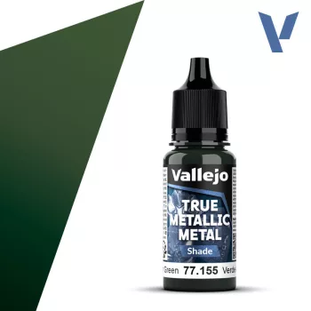 Vallejo - True Metallic Metal Shade Amber Green 18 ml
