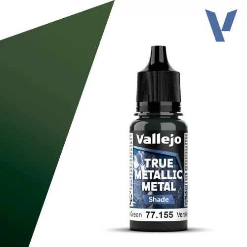 Vallejo - True Metallic Metal Shade Amber Green 18 ml