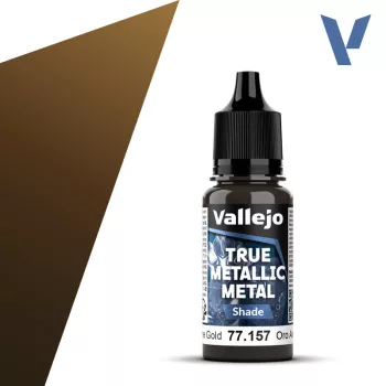 Vallejo - True Metallic Metal Shade Arcane Gold 18 ml