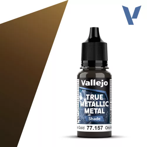 Vallejo - True Metallic Metal Shade Arcane Gold 18 ml