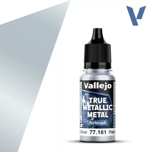 Vallejo - True Metallic Metal Airbrush Sterling Silver 18 ml