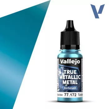 Vallejo - True Metallic Metal Airbrush Hydra Turquoise 18 ml
