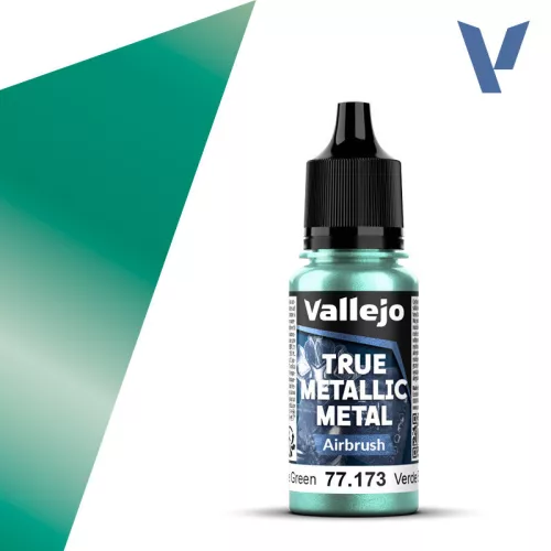 Vallejo - True Metallic Metal Airbrush Beetle Green 18 ml