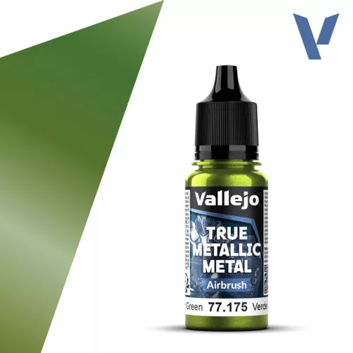 Vallejo - True Metallic Metal Airbrush Amber Green 18 ml