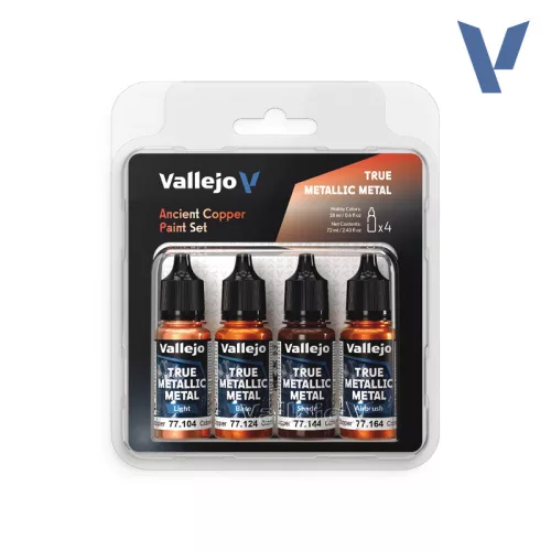 Vallejo - True Metallic Metal Ancient Copper Paint Set