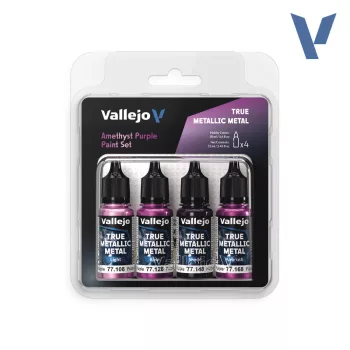 Vallejo - True Metallic Metal Amethyst Purple Paint Set