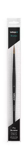 Vallejo - Natural Hair Round Brush No. 4