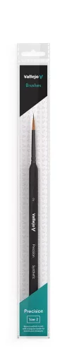 Vallejo - Round Synthetic Brush Triangular Handle No. 2