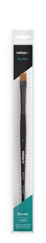 Vallejo - Flat Angled Synthetic Brush Large