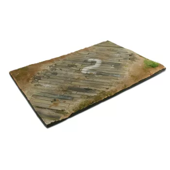Vallejo - 31x21 Wooden Airfield surface 31 x 21 cm
