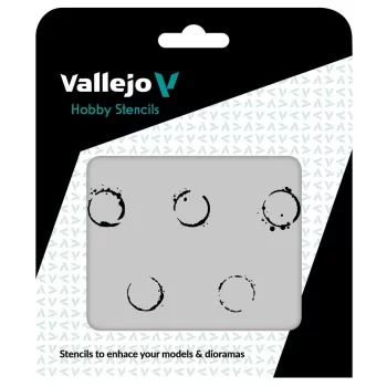 Vallejo - Drum Oil Marks 125 x 125 mm