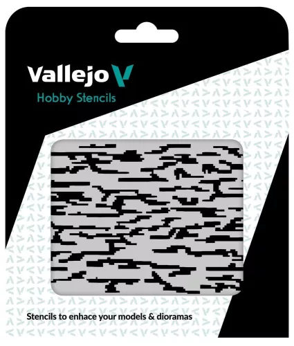Vallejo - Pixelated Modern Camo 125 x 125 mm