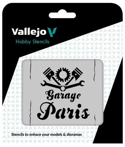 Vallejo - Vintage Garage Sign 125 x 125 mm