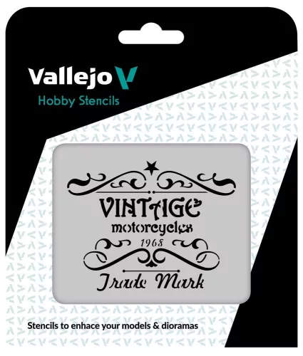 Vallejo - Vintage Motorcycles Sign 125 x 125 mm