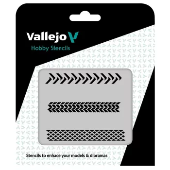 Vallejo - Tyre Marks 125 x 125 mm