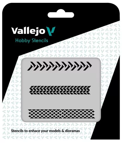 Vallejo - Tyre Marks 125 x 125 mm