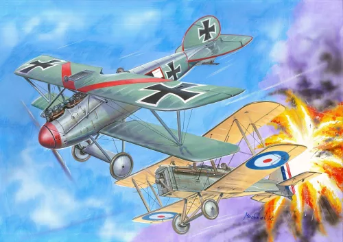 Valom - 1/144 RAF SE5a vs Alabtros D.V (Duels in the sky)
