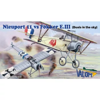 Valom - 1/144 Nieuport 11 vs Fokker E.III (Duels in the sky)
