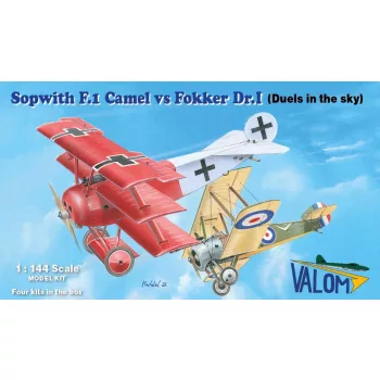 Valom - 1/144 Sopwith F.1 Camel vs Fokker Dr.I