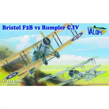   Valom - 1/144 Bristol F2B vs Rumpler C.IV (Duels in the sky) - Valom