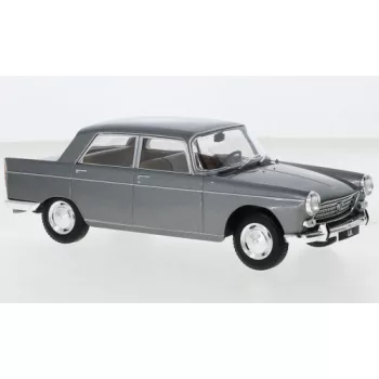 WHITEBOX - 1:24 Peugeot 404, metallic-grey, 1960 - WHITE BOX