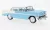 WHITEBOX - Chevrolet Bel Air 4-Door HardTop, hellblau/weiss, 1956, 1:24