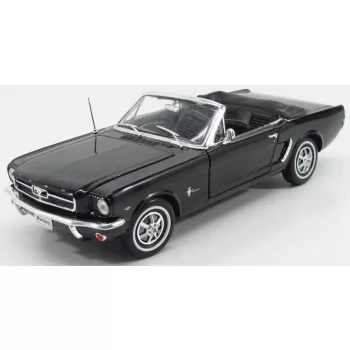 Welly - FORD USA MUSTANG CABRIOLET 1964 BLACK