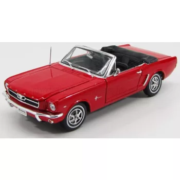 Welly - FORD USA MUSTANG CABRIOLET 1964 RED