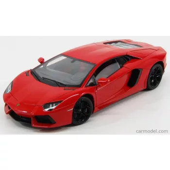   Welly - Lamborghini Aventador Lp700-4 2011 Arancio Argos - Orange Met