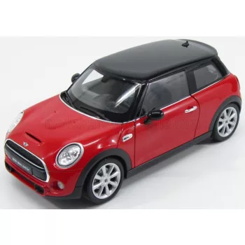 Welly - MINI COOPER HATCH 2-DOOR 2015 RED BLACK