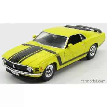 Welly - Ford Usa Mustang Boss 302 1970 Yellow Black