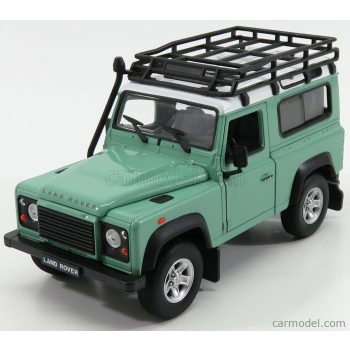 Welly - Land Rover Land Defender 90 1984 Light Green White