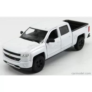 Welly - Chevrolet Silverado Double Cabine Pick-Up 2017 White