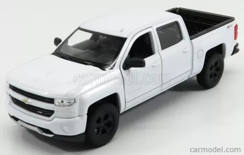 Welly - Chevrolet Silverado Double Cabine Pick-Up 2017 White