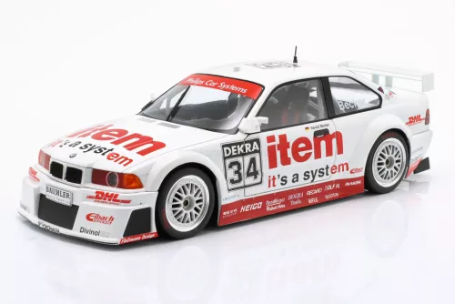 Werk 83 - BMW 3-SERIES 325i COUPE (E36) TEAM WS-DHL N 34 DTM SEASON 1994 HARALD BECKER WHITE RED