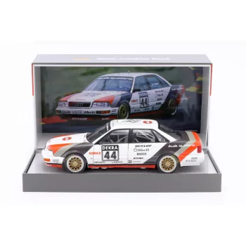   Werk 83 - AUDI QUATTRO V8 TEAM SCHMIDT MOTORSPORT TECHNIK N 44 WINNER DTM SEASON 1990 HANS JOACHIM STUCK WHITE GREY RED