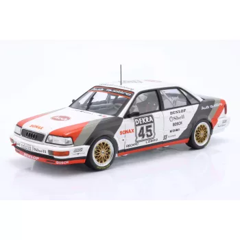   Werk 83 - AUDI QUATTRO V8 TEAM SCHMIDT MOTORSPORT TECHNIK N 45 DTM SEASON 1990 WALTER ROHRL WHITE GREY RED