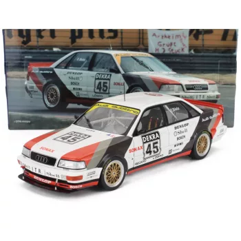   Werk 83 - AUDI V8 QUATTRO TEAM AZR N 45 CHAMPION DTM SEASON 1991 FRANK BIELA WHITE RED BLACK