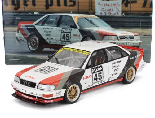 Werk 83 - AUDI V8 QUATTRO TEAM AZR N 45 CHAMPION DTM SEASON 1991 FRANK BIELA WHITE RED BLACK