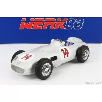   Werk83 - Mercedes Benz F1 W196 N 14 2Nd Belgium Gp 1955 Stirling Moss Silver