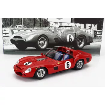   Werk 83 - FERRARI 330 TRI/LM SPIDER 4.0L V12 TEAM SPA FERRARI SEFAC N 6 WINNER 24h LE MANS 1962 OLIVER GENDEBIEN - PHIL HILL RED