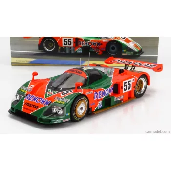   Werk83 - Mazda 787B 2.6L Team Mazdaspeed Co. Ltd. N 55 Winner 24H Le Mans 1991 B.Gachot - J.Herbert - V.Weidler Orange Green Silver