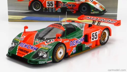 Werk83 - Mazda 787B 2.6L Team Mazdaspeed Co. Ltd. N 55 Winner 24H Le Mans 1991 B.Gachot - J.Herbert - V.Weidler Orange Green Silver