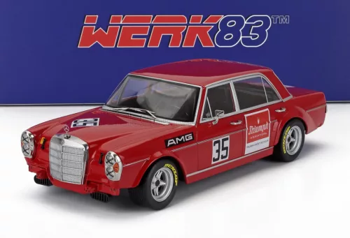 Werk 83 - MERCEDES BENZ 300 SEL 6.8 AMG N 35 SUDWESTPOKAL HOCKENHEIM 1971 HELMUT KELLENERS RED