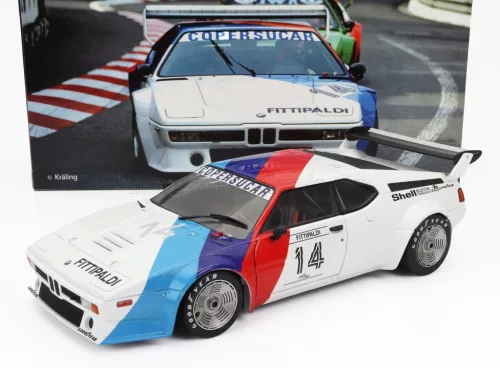 Werk 83 - BMW M1 M88 3.5L TEAM BMW MOTORSPORT N 14 PROCAR SERIES 1979 EMERSON FITTIPALDI WHITE BLUE RED