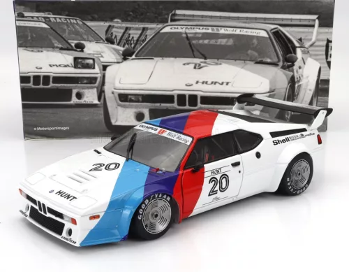 Werk 83 - BMW M1 M88 3.5L TEAM BMW MOTORSPORT N 20 PROCAR SERIES 1979 JAMES HUNT WHITE BLUE RED