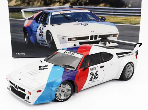 Werk 83 - BMW M1 M88 3.5L TEAM BMW MOTORSPORT N 26 PROCAR SERIES 1979 JACQUES LAFFITE WHITE BLUE RED