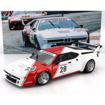   Werk 83 - BMW M1 M88 3.5L TEAM BMW MOTORSPORT N 28 PROCAR SERIES SEASON 1979 CARLOS REUTEMANN WHITE RED